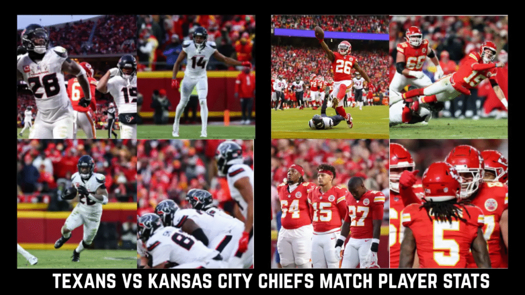 texans vs kansas city chiefs match player stats