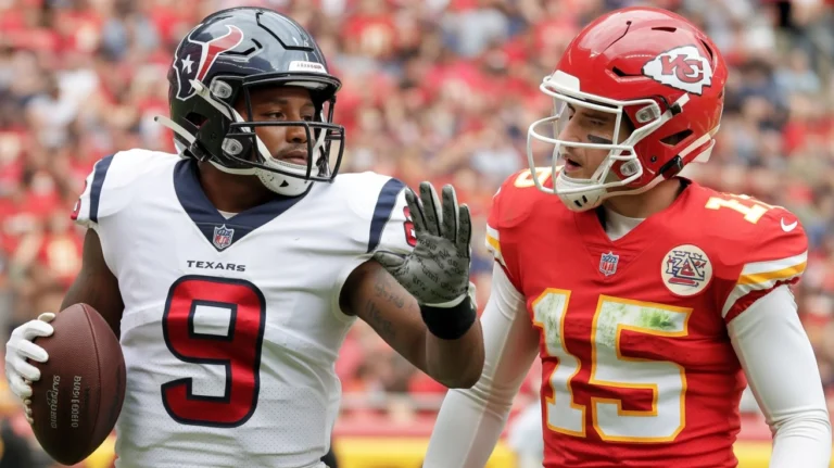 texans vs kansas city chiefs match player stats